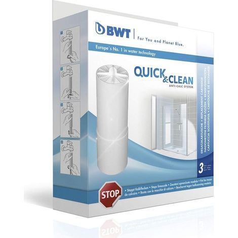 Cartucce di filtrazione acqua BWT Quick & Clean bianche (1/2)