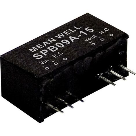 Module convertisseur CC/CC Mean Well SPB09A-12 Nbr. de sorties: 1 x 750 mA 9 W 1 pc(s) Q121362 (1/4)