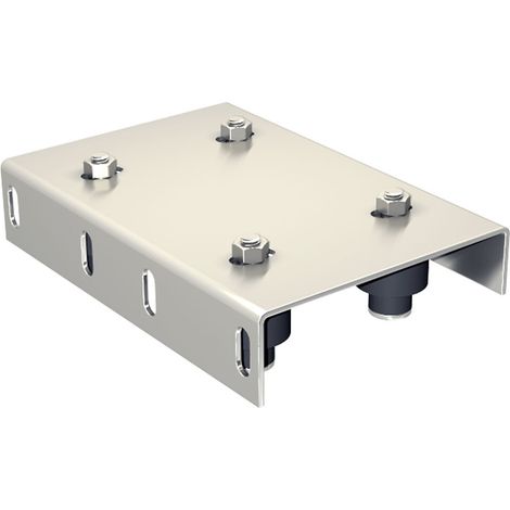 Guide haut réglable pour portail de 30 à 62 mm, 4 olives nylon Ø45