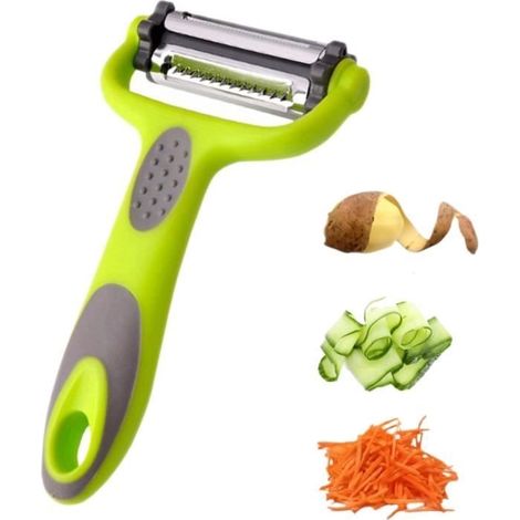 Pelapatate per julienne – MARCA – Modello – Acciaio inossidabile – Manico ergonomico – Lavabile in lavastoviglie (1/4)