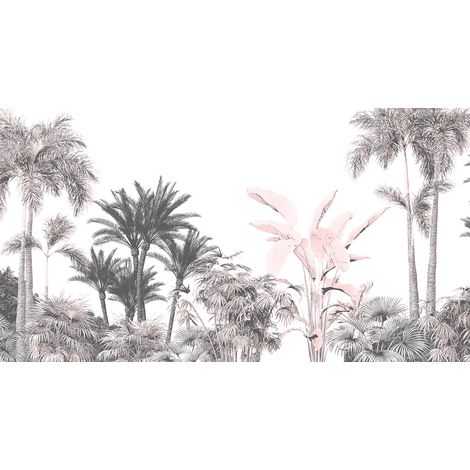 Papier peint panoramique - Forêt Tropicale - 130 cm x 70 cm (1/2)