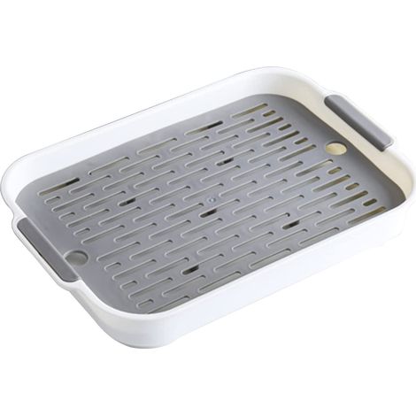 Bac à litière pour lapin, toilette petit animal en cage, pot d'entraînement pour cochons d'Inde, furets et rongeurs (Blanc) (1/5)