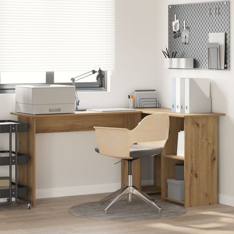 Schreibtisch Artisan-Eiche 142 x 102 x 73 cm Holzwerkstoff