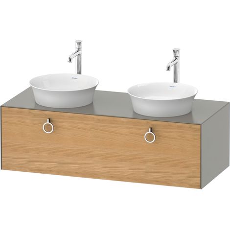 Duravit White Tulip, meuble sous-lavabo suspendu, largeur 1300 x (1/2)