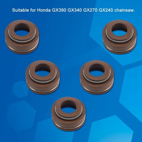 Kit de joints de queue de soupape pour moteur Honda GX390 GX340 GX270 GX240 13HP 11HP 9HP 8HP (1/5)