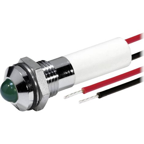 CML Innovative Technologies 19040251/6 Luce di segnalazione a LED Verde 12 V/DC 32 mcd