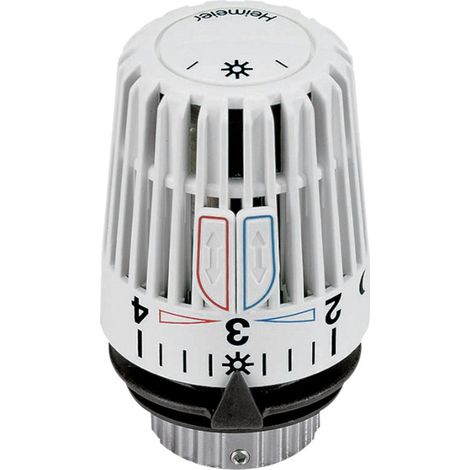 HEIMEIER Tête thermostatique K blanc, avec antivol, 6040-00.500