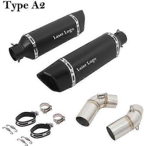 Silencieux d'échappement en fibre de carbone pour moto Ducati Monster 659, 696, 795, 1100, Hypermotard 796, 2008-2014, Db Kil (Type A2) (1/5)