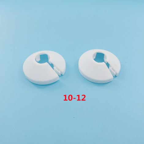 10-12 Multifunktionale, aufsteckbare Zierringe für PVC-Abflussrohre, Wandlochabdeckungen, Kunststoff-Schutzabdeckungen.