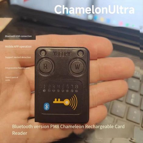 Lecteur de Puce RFID Chameleon Ultra Smart ISO14443 Détection de Clé EM125KHZ IC 13,56 MHz Décodage Émulateur RFID (1/5)