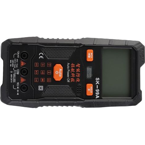 Multimètre Numérique, Testeur électrique Intelligent Automatique SK99a, Mesure La Tension, Le Courant, La Résistance, La Capacité, La Fréquence, Les Diodes, La Température (1/5)