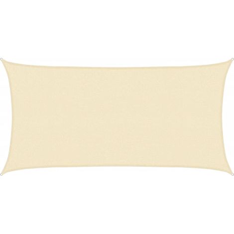 Maison Exclusive - Vela Parasole 160 g/m² Crema 2x3,5 m in HDPE