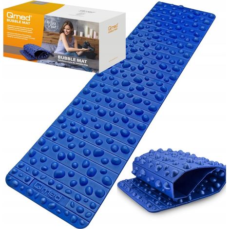 Tapis de massage des pieds pliable et correcteur pour enfants, tapis à bulles 120 cm