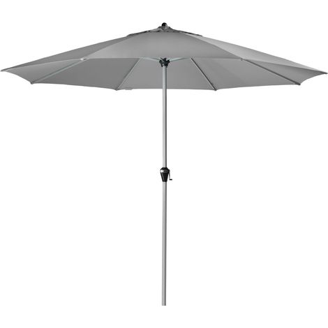 Doppler Active Kurbel 380 Sonnenschirm 5 Farben ø 380 cm Marktschirm Mittelmast 444438 827 Hellgrau (1/2)