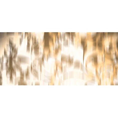 Papier peint panoramique abstrait marron & beige Tapisserie panoramique originale beige pour couloir Papier peint panoramique moderne cage d'escalier (1/3)