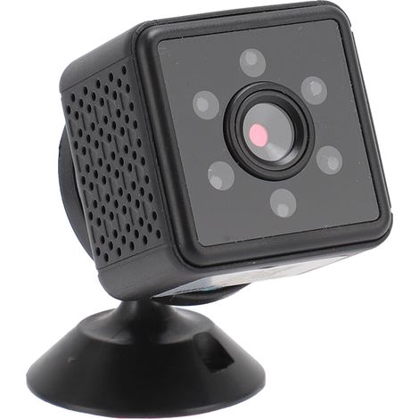Mini caméra de sécurité magnétique 1080p grand angle avec détection de mouvement et vision nocturne, batterie 380 mAh, compatible WiFi, idéale pour les personnes âgées, les bébés et les animaux de com (1/5)