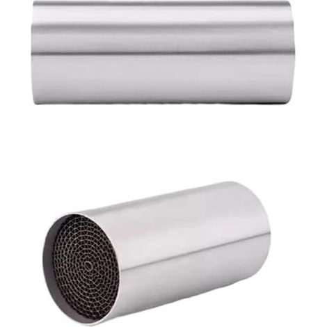 Moto Échappement Peut Silencieux Tuyau D'échappement Universel pour Moto, Collecteur Central Avant, DB Extérieur: 48mm (1/5)