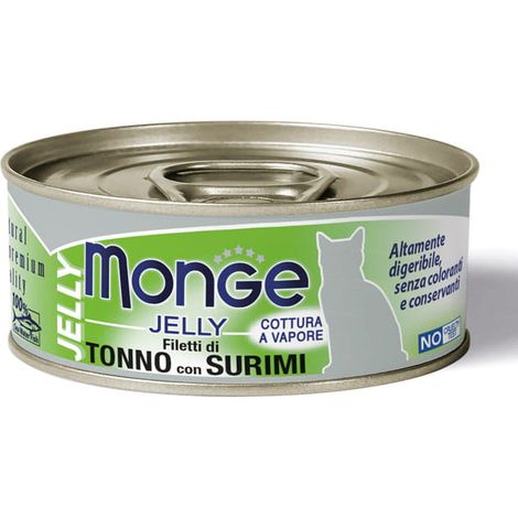 Monge Cat Thunfisch mit Surimi in Gelee 80g