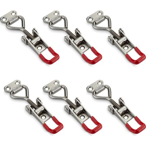 6er Set SOTECH Spannverschluss M5 (Haltekraft 165kg) Edelstahl SS304 verstellbarer Schnellspanner