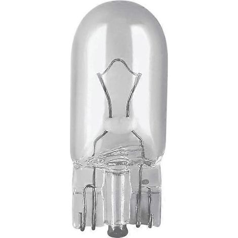 Ampoule à culot W12 sans diffuseur, 12 V, 0,36 W, transparente - Lot de 10