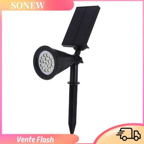 Sonew Lumières solaires Lot De 2 Lampes Solaires LED Pour Pelouse Extérieure Haute Luminosité Pour Jardi jardin Lumière colorée (1/5)