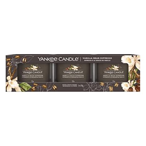 Coffret de 3 mini bougies Yankee Candle vanille expresso de 37 g