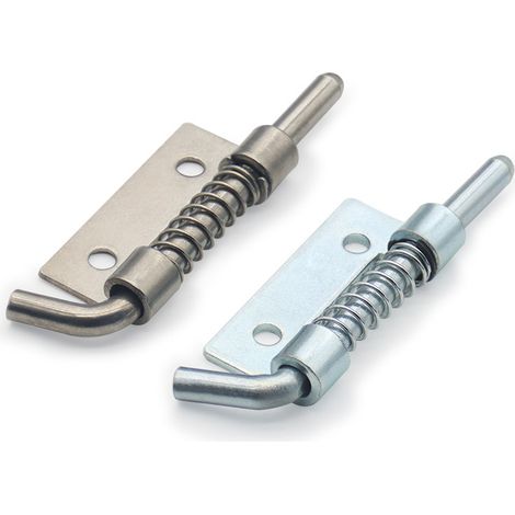 1 loquet à ressort fixe (ton argent, côté gauche) (1/5)
