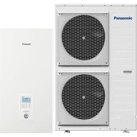 Panasonic – Unité intérieure pompe à chaleur 12kW – Classe A++ – 400V triphasé – Fonctionnement jusqu'à -20°C – WHSXC12H9E8