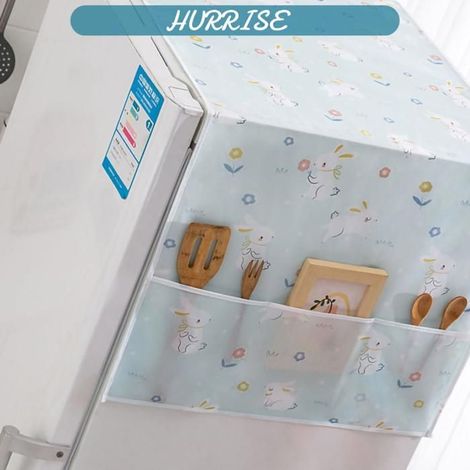 Sonew Housse anti-poussière pour réfrigérateur Couvercle anti-poussière conditionnement protection Lapin 130x5 5cm/51.2x21.7in (1/5)