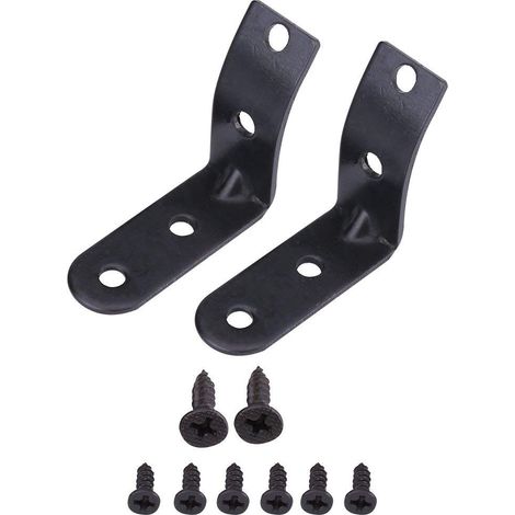Kit de Réparation de Charnière de Boîte à Gants pour S4 RS4 B6 8E 2002-2008, Alliage d'Aluminium, Noir, avec 8 Vis (1/5)
