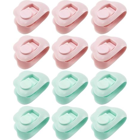 12 Stück Bettbezugclips zur Befestigung von Bettbezügen – rutschfest