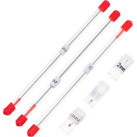 6 Pièces Kit de Accessoires Aérographe Buses Aiguilles de Remplacement pour Aérographe Outils de Réparation Pratiques pour Peinture Décoration Couleur Aléatoire (1/5)