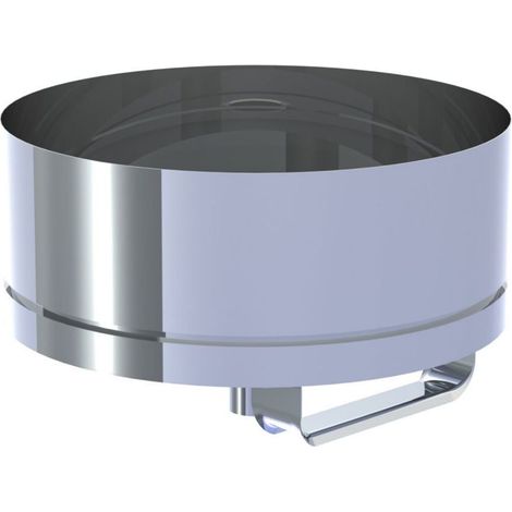 Pot de suie amovible avec évacuation des condensats Ø 180 mm