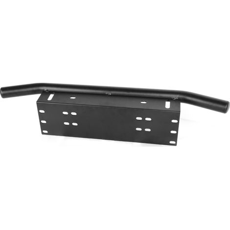Support de plaque d'immatriculation pour pare-chocs avant avec barre lumineuse LED tout-terrain de 23 pouces (1/5)