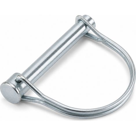 Goupille de sécurité D 8 x 70 mm acier galvanisé argent (1/5)