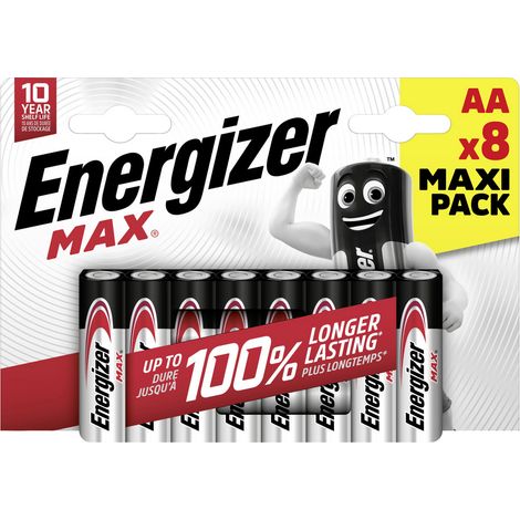 Energizer Max Mignon (AA)-Batterie Alkali-Mangan  1.5 V 8 St.