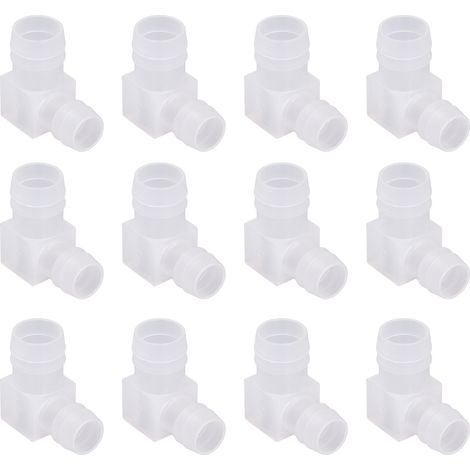 12 raccords de tuyau en plastique 90° L coude réducteur 16x20mm, adaptateur à barbe pour irrigation (1/5)
