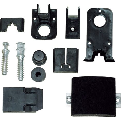 Accessoires hs- kit complet - Siegenia : PMKB0140 - Pour rail guidage : HH0130-02/03 - Pour rail roulement : 0/15 - Pour épaisseur bois : 56 - SIEGENIA