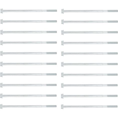 20 vis à tête plate hexagonale longue M6x135 pour raccords de générateur (1/5)