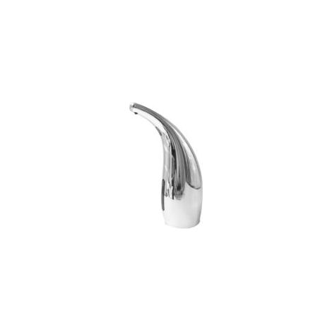 Crezuo 300ml Automatischer Seifenspender für Badezimmer, wasserdicht, elektrisch, Silber
