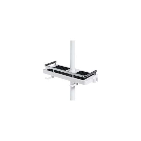 Étagère de Douche sans Percage Tablette de Douche pour Poteau avec Support de Pommeau,Étagère de Rangement de Salle de Bain pour Shampooing (1/5)