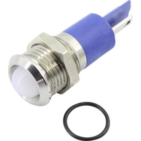 Voyant De Signalisation LED - 24 V DC AC - Blanc - Pour Panneau De Contrôle Industriel - Unité (1/2)