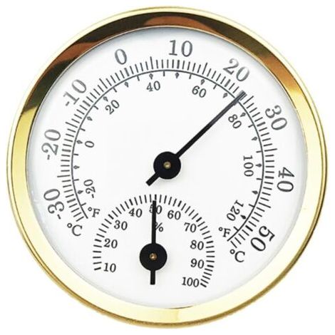 Hygrothermographe analogique humidité température mètre coque pointeur (1/4)