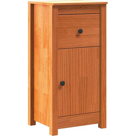 Credenza Marrone cerato 39 x 34,5 x 80 cm Pino massello vidaXL