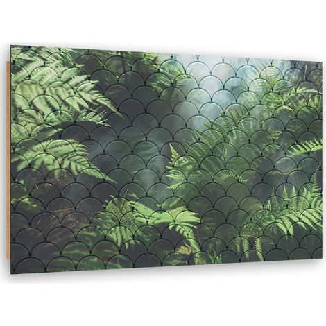 Quadro deco panel, Foglie di felce - 120x80 (1/5)