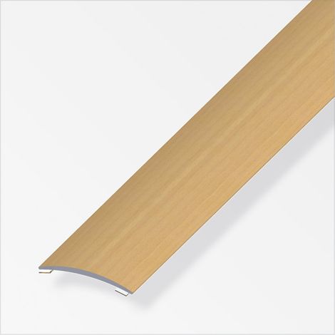 alfer Übergangsprofil 1 m, 30 x 5 mm Alu beschichtet sublimiert buche Übergangsprofil (1/2)