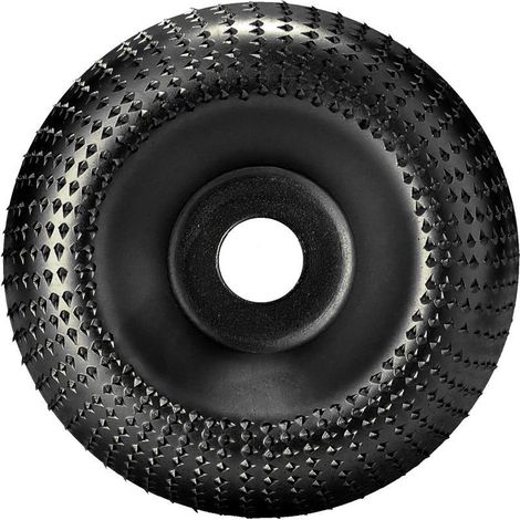 En Acier Au Carbone En Bois Angle Meule Poncage Sculpture Outil Rotatif Pour Disque Abrasif Angle Grinder, Noir (1/5)