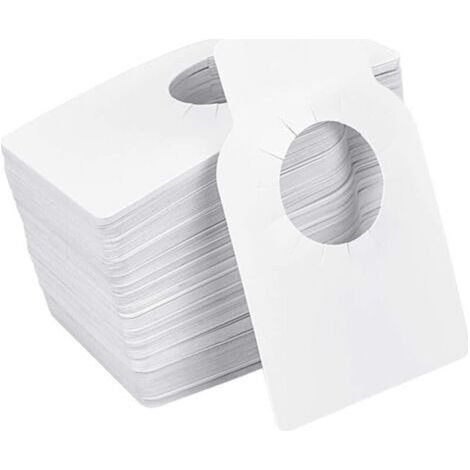 Lot de 100 étiquettes réutilisables pour bouteilles de vin – PVC vierge 5.7x8.9cm – Identification facile des vins – Pour caves et événements (1/5)