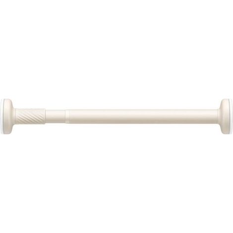 Tringle Rideau RéGlable, Tringle à Rideaux Robuste, Tringle à Rideau à Tension,pour Chambre à Coucher,Cuisine, Salon, Terrasse, Ferme, avec Installation Facile et De(Size0.7 1.2m,Colorblanc crémeux) (1/5)