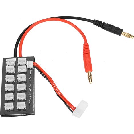 Parallel-Ladeplatine für 7,4V 2S LiPo-Akkus mit JST-pH-Anschluss